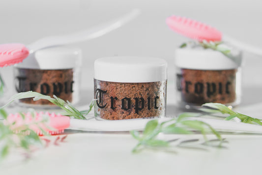 Tropic lip scrub and lip scrubber bundle